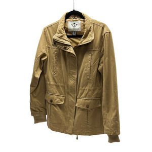 WENVEN Women's Cotton Military Jacket Lightweight Casual Barn Coat Size Small